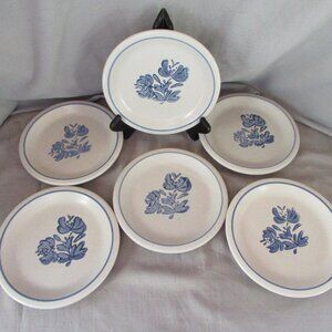 Pfaltzgraff Yorktown set of 6 dessert bread plates 6-3/4" castle